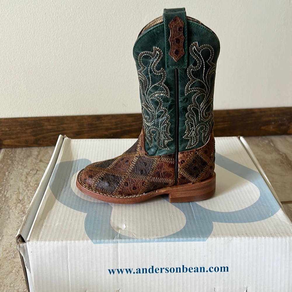 Brand new in box angry bird patchwork Anderson bean boots